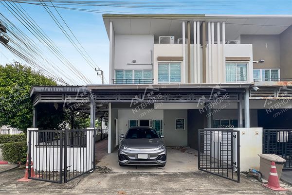 City Sense Rattanathibet-Liang Mueang Non, corner plot, complete extension, ready to move in. Near Phra Nang Klao Intersection, Central Northville