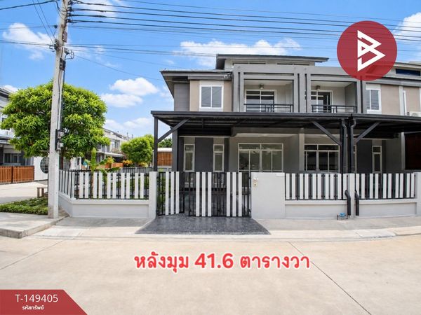 Sell/rent townhouse behind the edge Garden Ville Village, Sukhumvit-Bang Pu Road, Samut Prakan