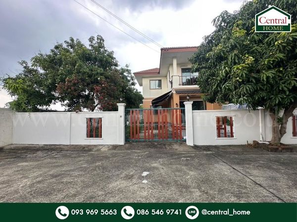 Single house, Fueangsuk 5, Bang Bua Thong, Nonthaburi, corner house, cheap price.