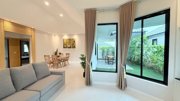 ONLY ONE HOUSE LEFT IN THE PROJECT — EXCLUSIVELY FOR SALE HERE! Private House for Sale at Nibbana Shade, 75.90 sq.wah, in the heart of Pattaya. 