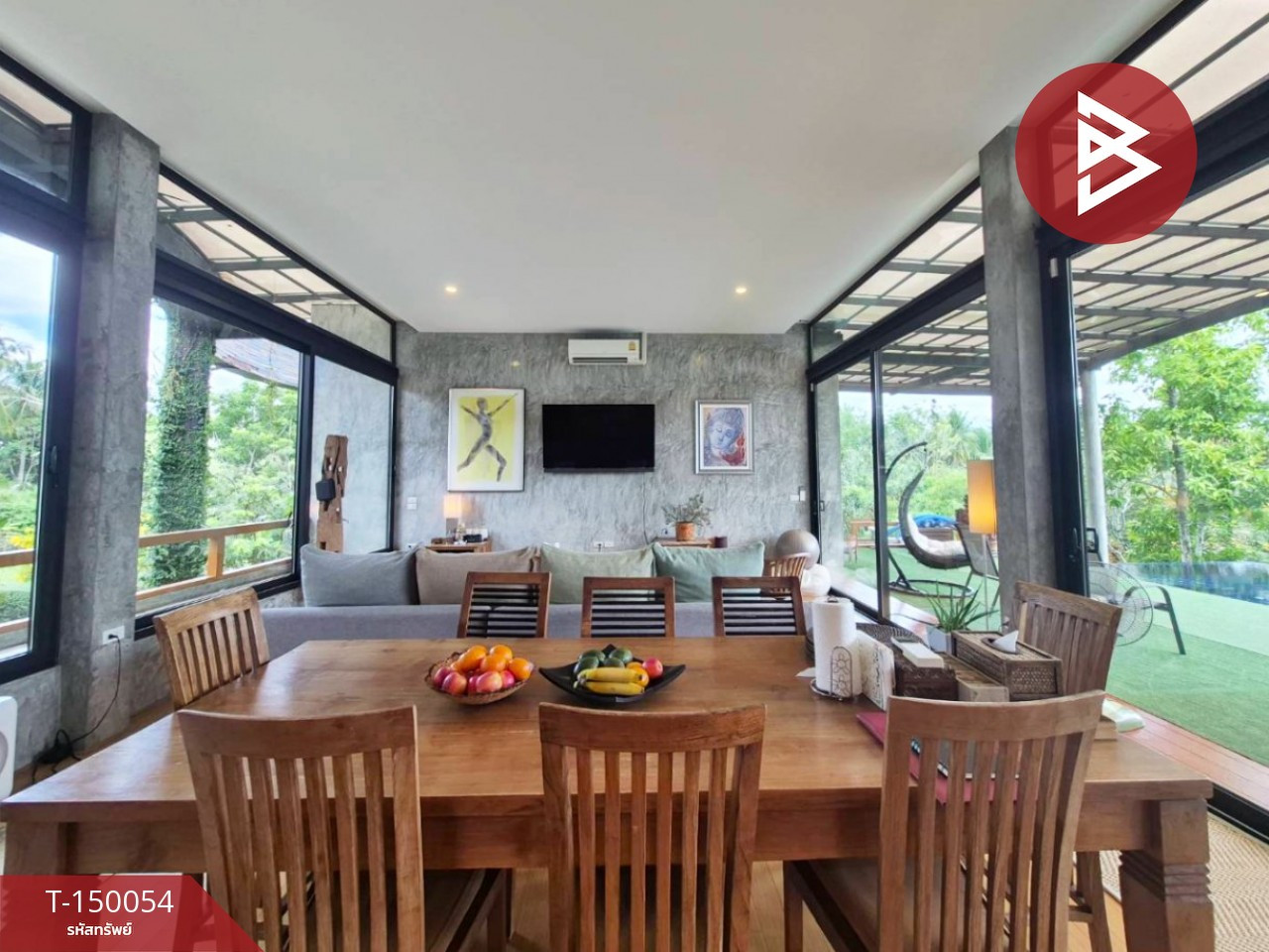 ขายบ้านเดี่ยวพร้อมที่ดิน เนื้อที่ 3 ไร่ 1 งาน 88 ตร.วา อัมพวา สมุทรสงคราม – รูปที่ 3