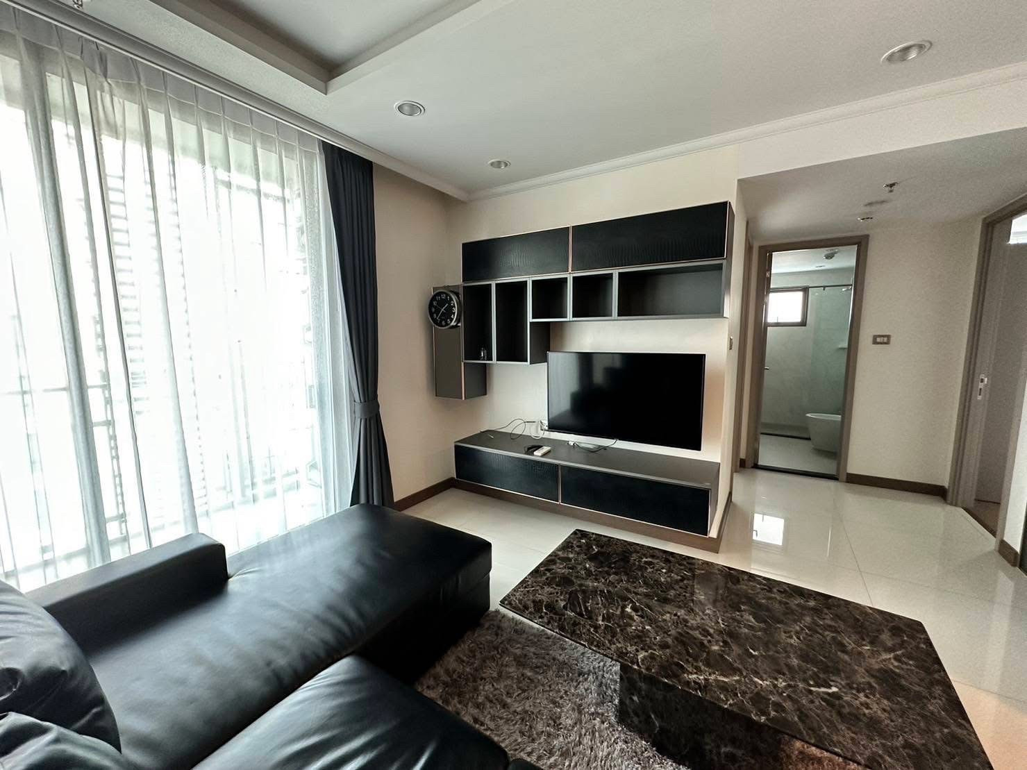 Spacious room, high floor, ready to move in, near Phrom Phong and Phetchaburi. – รูปที่ 2