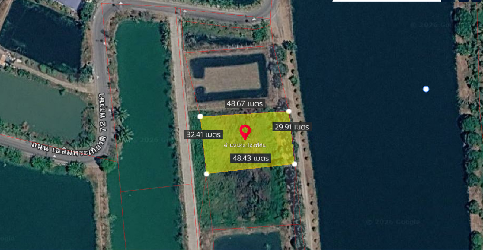Land for sale, 409 sq m, good location, Bangna-Trad, near Suvarnabhumi, Nong Prue Subdistrict, Bang Phli District, Samut Prakan Province, price 3,957,075 baht. Land for sale, 409 sq m, good location, Bangna-Trad, near Suvarnabhumi, Nong Prue Subdistrict, Bang Phli District, Samut Prakan Province, price 3,957,075 baht.