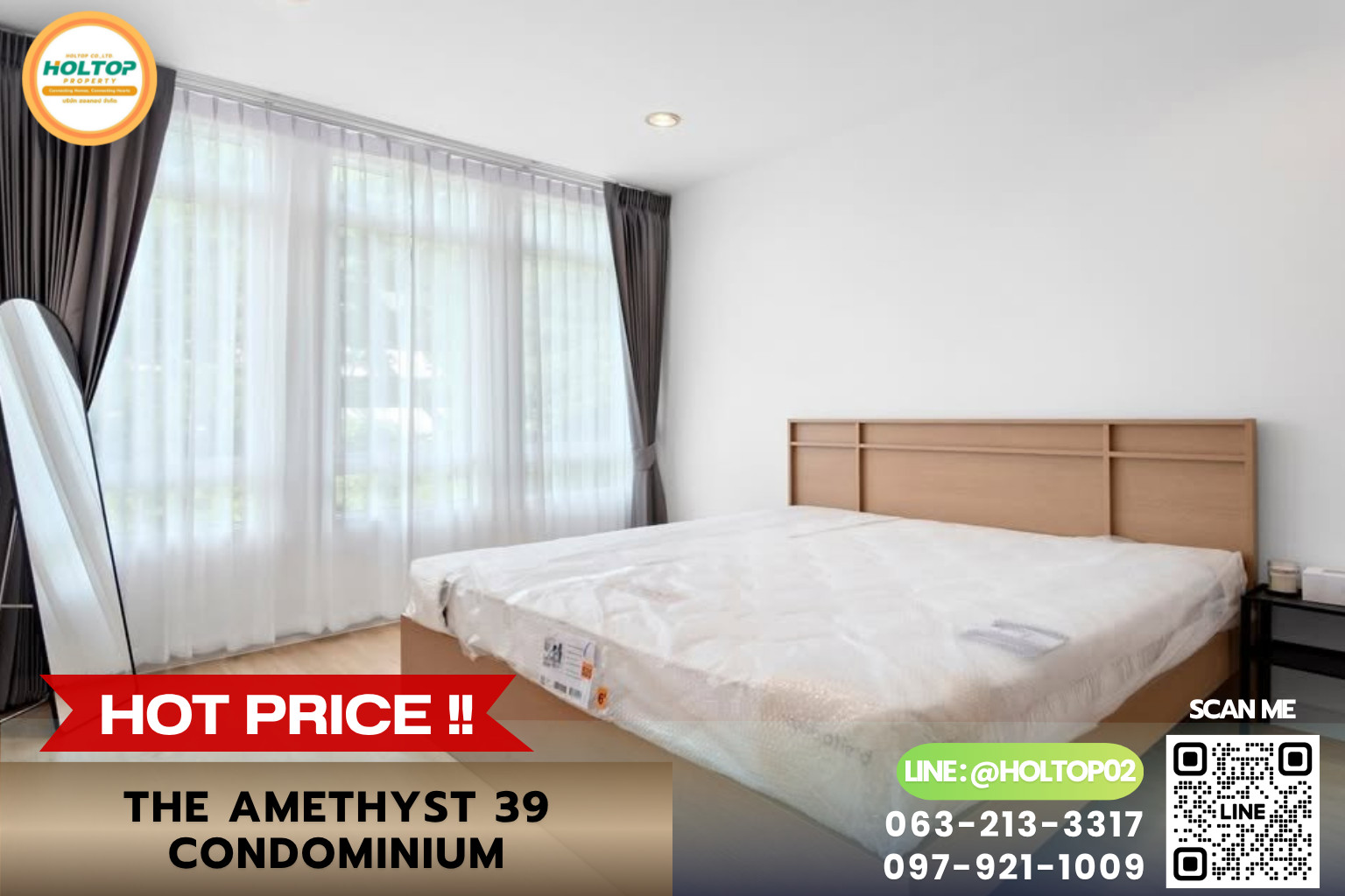 #E1469💕020969For Rent Condominium The Amethyst 39 Condominium (Sukhumvit39)