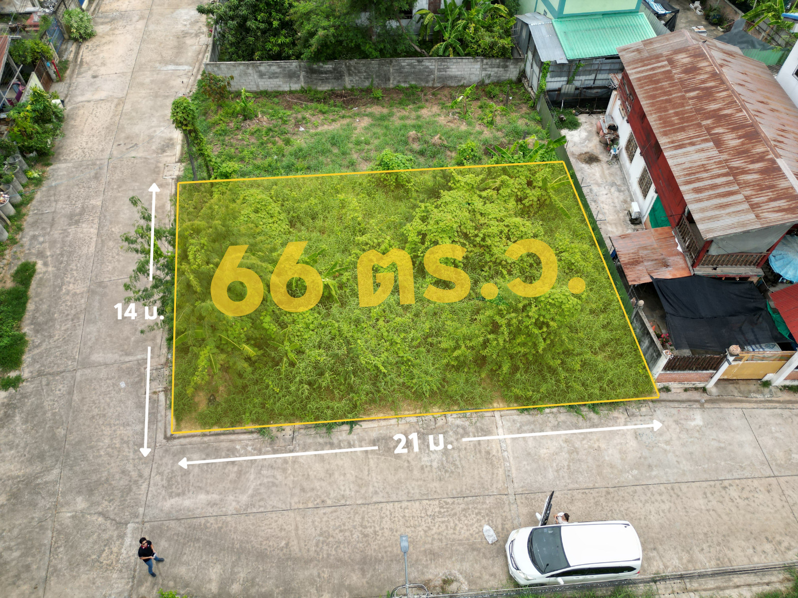 ขายที่ดิน 66 ตร.ว ในเมืองสุโขทัย ใกล้ตลาดสุโขทัย