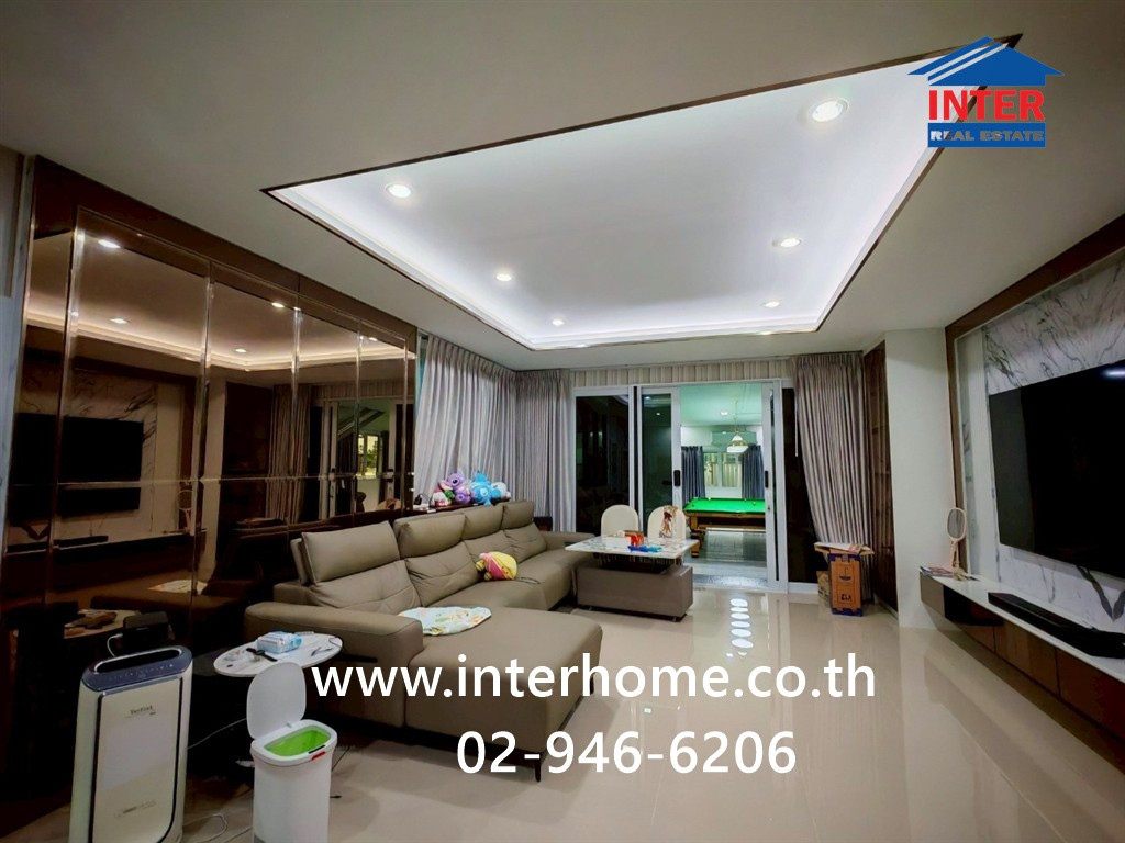 บ้านเดี่ยว 2 ชั้น 115.1 ตร.ว. หมู่บ้านดิเอ็กซ์เทนโซ เลียบวารี ใกล้มหาวิทยาลัยเทคโนโลยีมหานคร ถนนเลียบวารี เขตหนองจอก กรุงเทพมหานคร  – รูปที่ 4