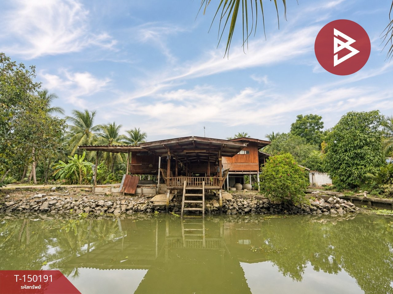 ขายบ้านเดี่ยวพร้อมที่ดิน เนื้อที่ 5 ไร่ 1 งาน 60 ตร.วา บางคนที สมุทรสงคราม – รูปที่ 2