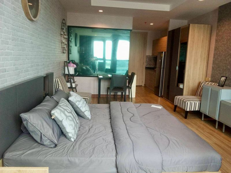 Ladda Plus Sriracha, Building B, Condo for rent, 7th floor, city view, fully furnished, ready to move in, in the heart of the city. – รูปที่ 2