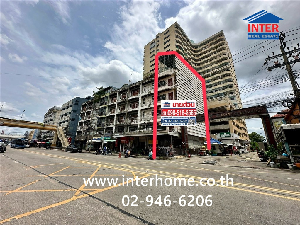 อาคารพาณิชย์ 5 ชั้น 15.3 ตร.ว. อาคารพาณิชย์ ใกล้ท่าน้ำนนท์ ซอยประชาราษฎร์ ถนนประชาราษฎร์ ถนนติวานนท์ เมืองนนทบุรี นนทบุรี 