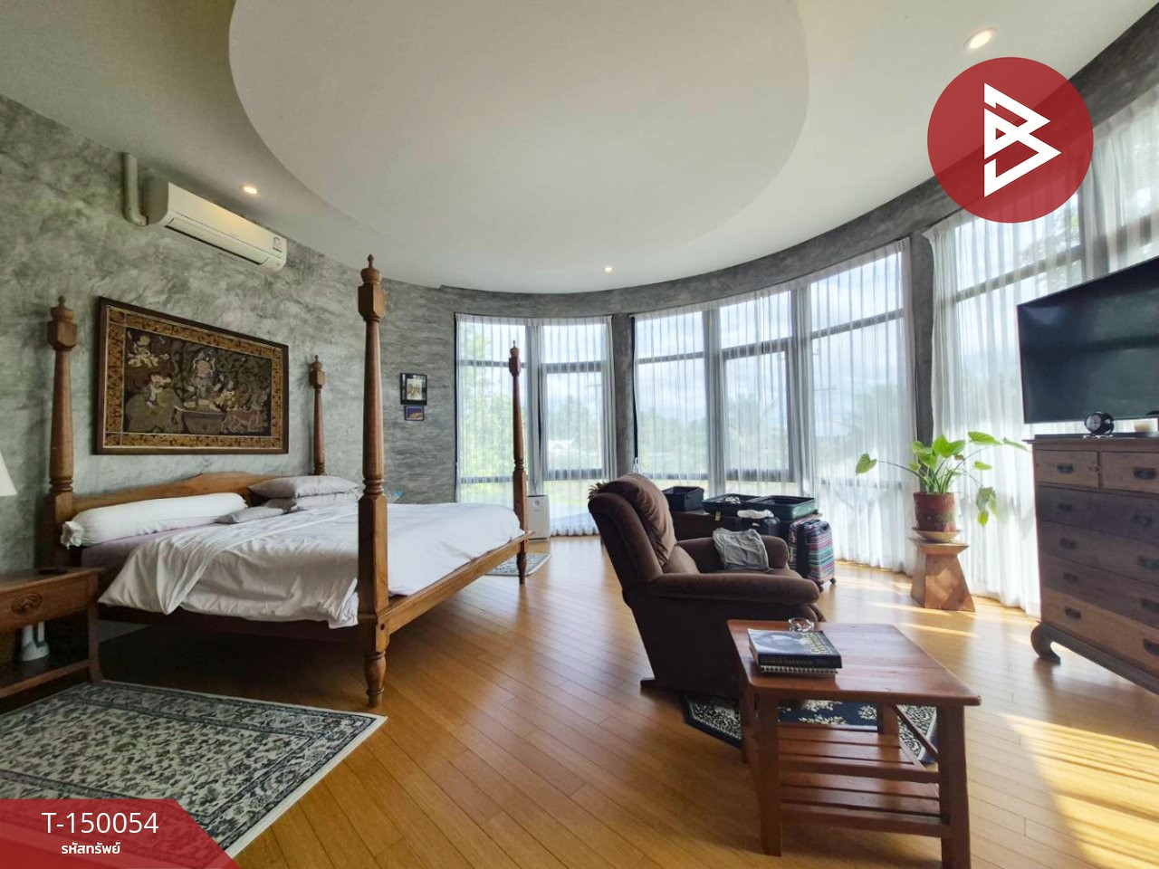 ขายบ้านเดี่ยวพร้อมที่ดิน เนื้อที่ 3 ไร่ 1 งาน 88 ตร.วา อัมพวา สมุทรสงคราม – รูปที่ 4
