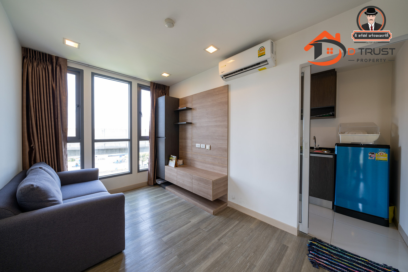 ให้เช่า คอนโด โมนีค สุขุมวิท 64 ชั้น 7 ห้องมุม 40 ตร.ม. 2 นอน เฟอร์ฯครบ  – รูปที่ 2