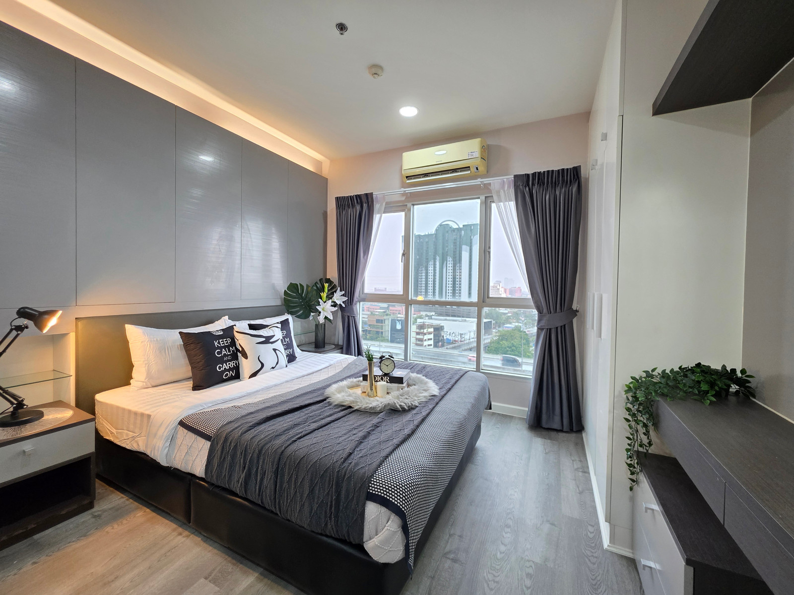 For sale: The Leaf Phatthanakan, beautiful room 👉 good view ..Phatthanakan - Thonglor location..