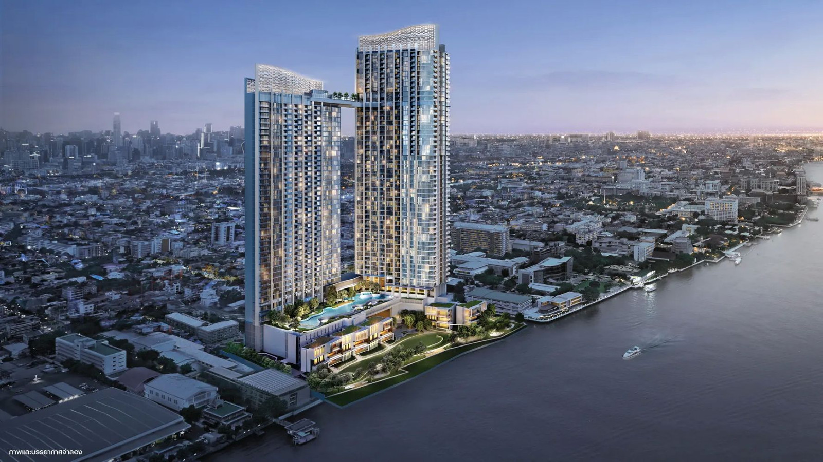 Condo for sale, Wan Vayla Na Chao Phraya, 7th floor, size 34.80 sq m, good location, Samsen-Sri Yan zone.