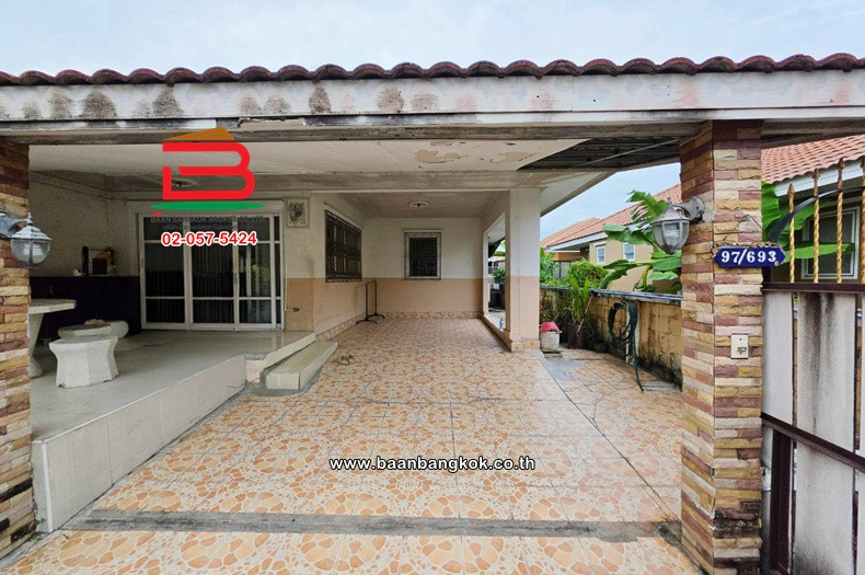 บ้านเดี่ยว ชั้นเดียว เนื้อที่ 52.5 ตร.ว. หมู่บ้านซื่อตรง (รังสิตคลอง 3 ซอย 34) ถนนรังสิต-นครนายก ตำบลบึงยี่โถ อำเภอธัญบุรี ปทุมธานี – รูปที่ 4