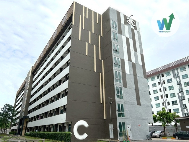 Condo for sale, Plum Phahonyothin 89, Phase 3, Building C, 4th floor, area 22.52 sq m, 1 bedroom, 1 bathroom, 1 air conditioner, near Rangsit University.