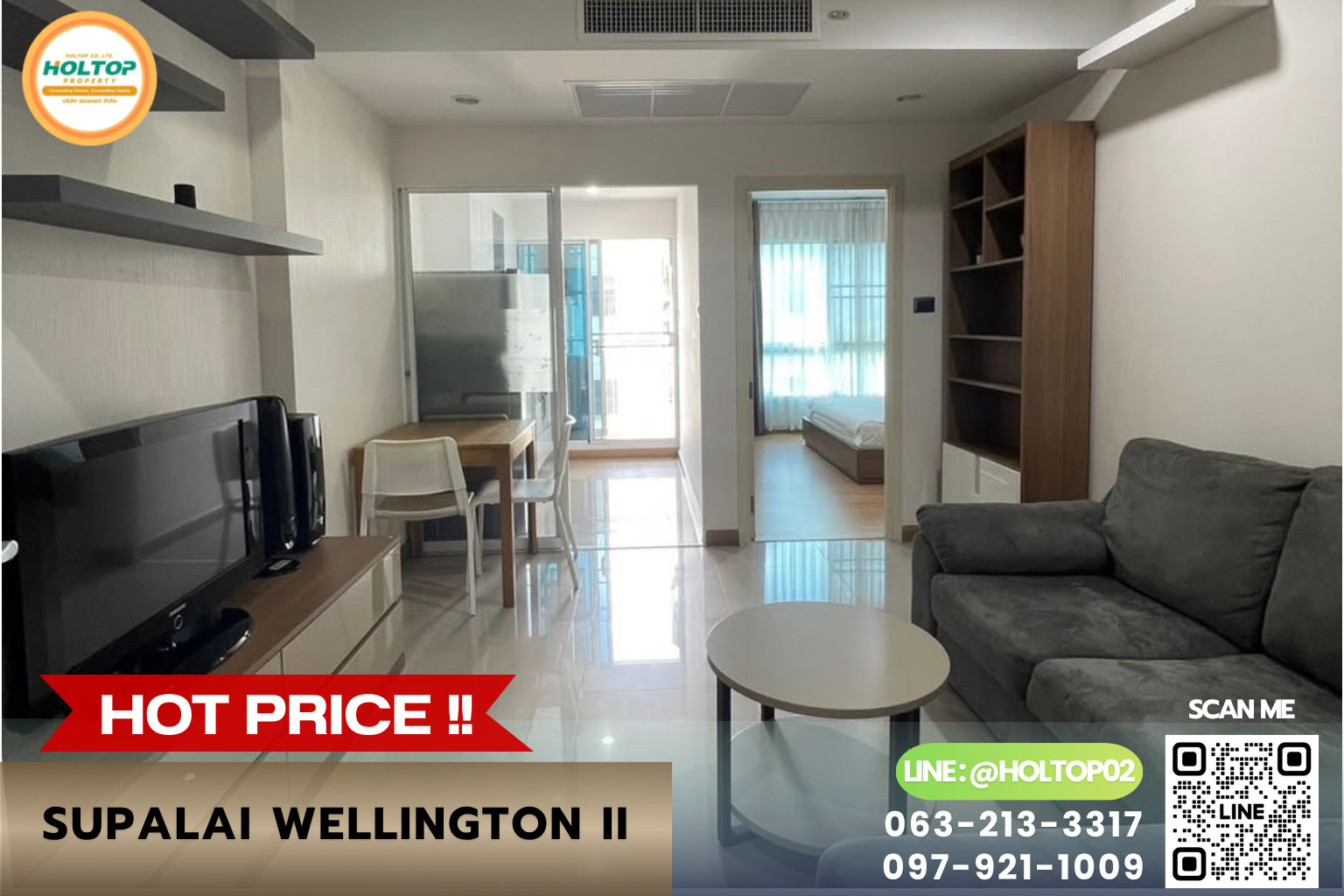 #E1465💕020969For Rent Condominium Supalai Wellington II #E1465💕020969For Rent Condominium Supalai Wellington II