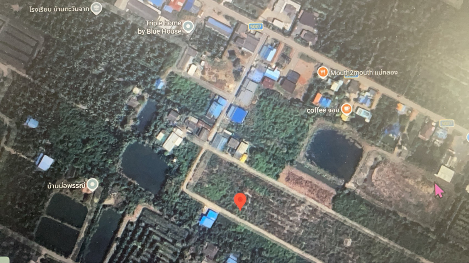 Land for sale in Lat Yai Subdistrict, Samut Songkhram (Ban Tawan Chak), area 226 sq m **. Near the main road only 270 meters and near Tawan Chak School only 400 meters, suitable for building a garden house, warehouse. – รูปที่ 3