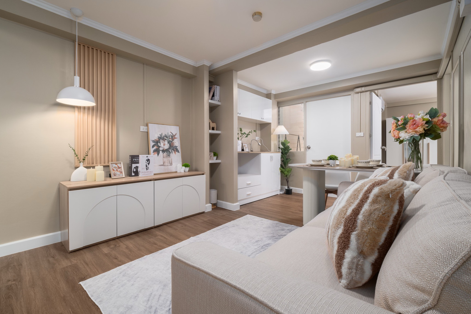 K-7189 🔥🔥 BEST DEAL !! Large room, newly decorated, proportionally, for sale! Condo Century Park near MRT,BTS Phahon Yothin/Lat Phrao Station.