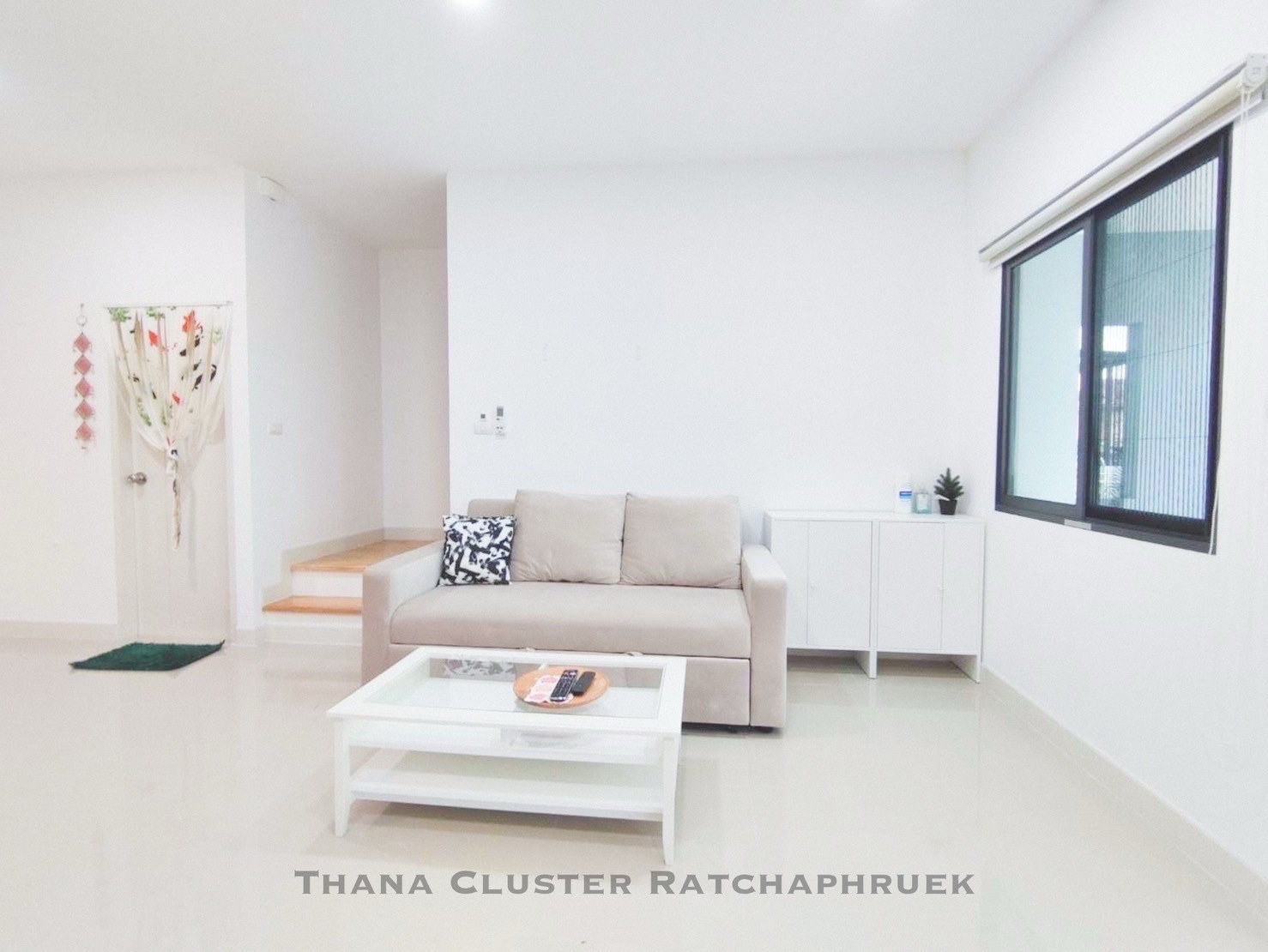 ให้เช่า ทาวน์โฮม 3 ชั้น หลังมุม หมู่บ้านธนาคลัสเตอร์ ราชพฤกษ์ – สถานีบางพลู เลี้ยงแมวได้ สภาพดีพร้อมอยู่ – รูปที่ 2