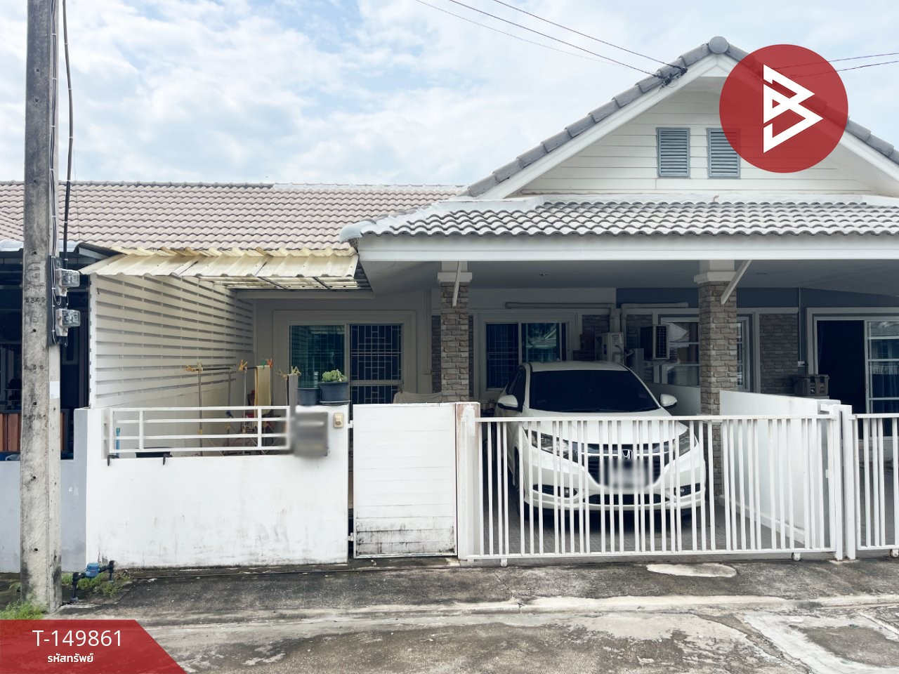 Semi-detached house for sale, Natcha Plus Village (Baan Natcha Plus), Prachinburi.