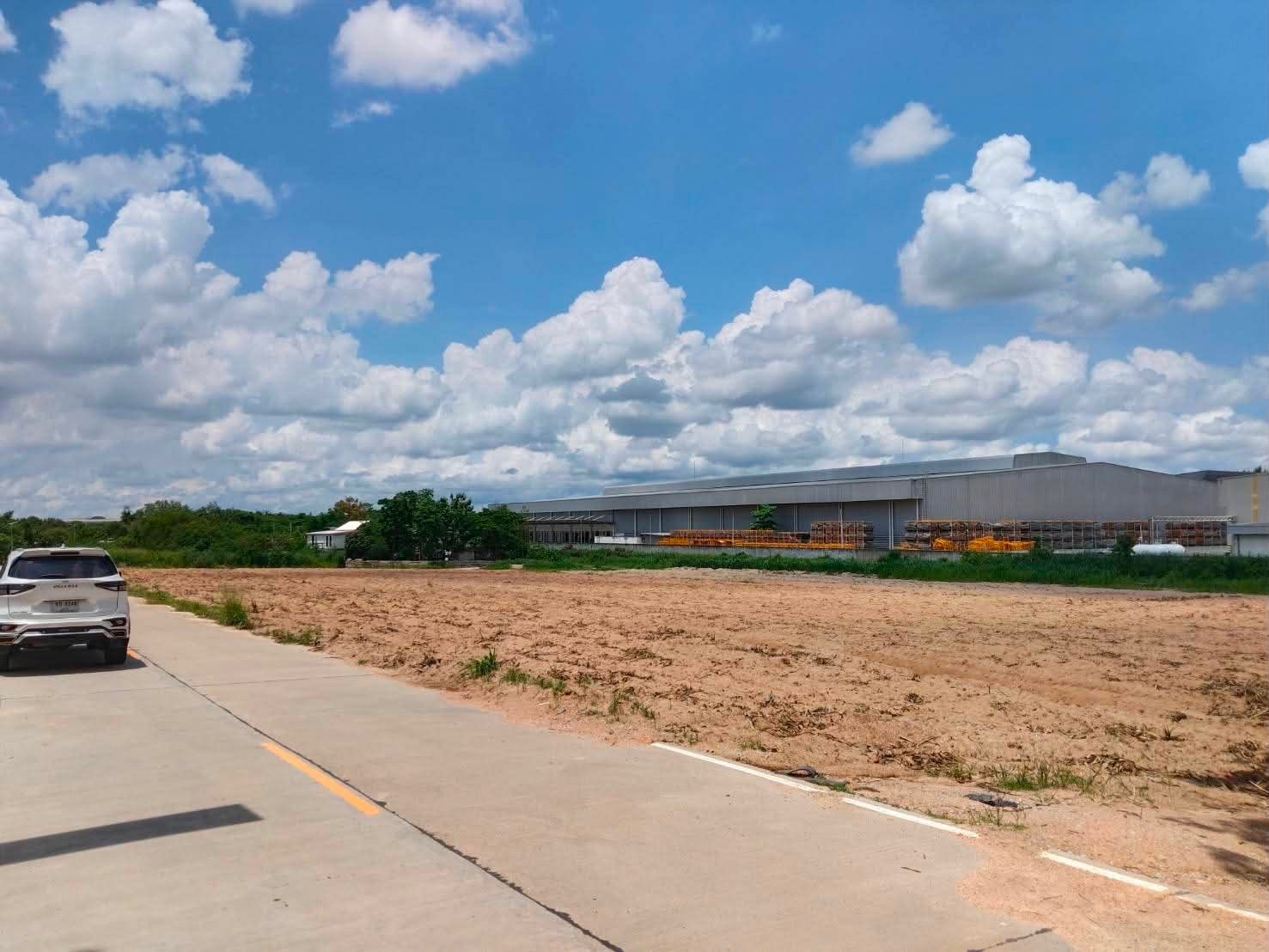 [For Sale] 🛣️Beautiful land, good location, Pluak Daeng, Rayong, suitable for a factory or warehouse. 🏭Which❌is not a factory for recycling and processing industrial waste or developing a project/building a house for sale. and other things that do not fal