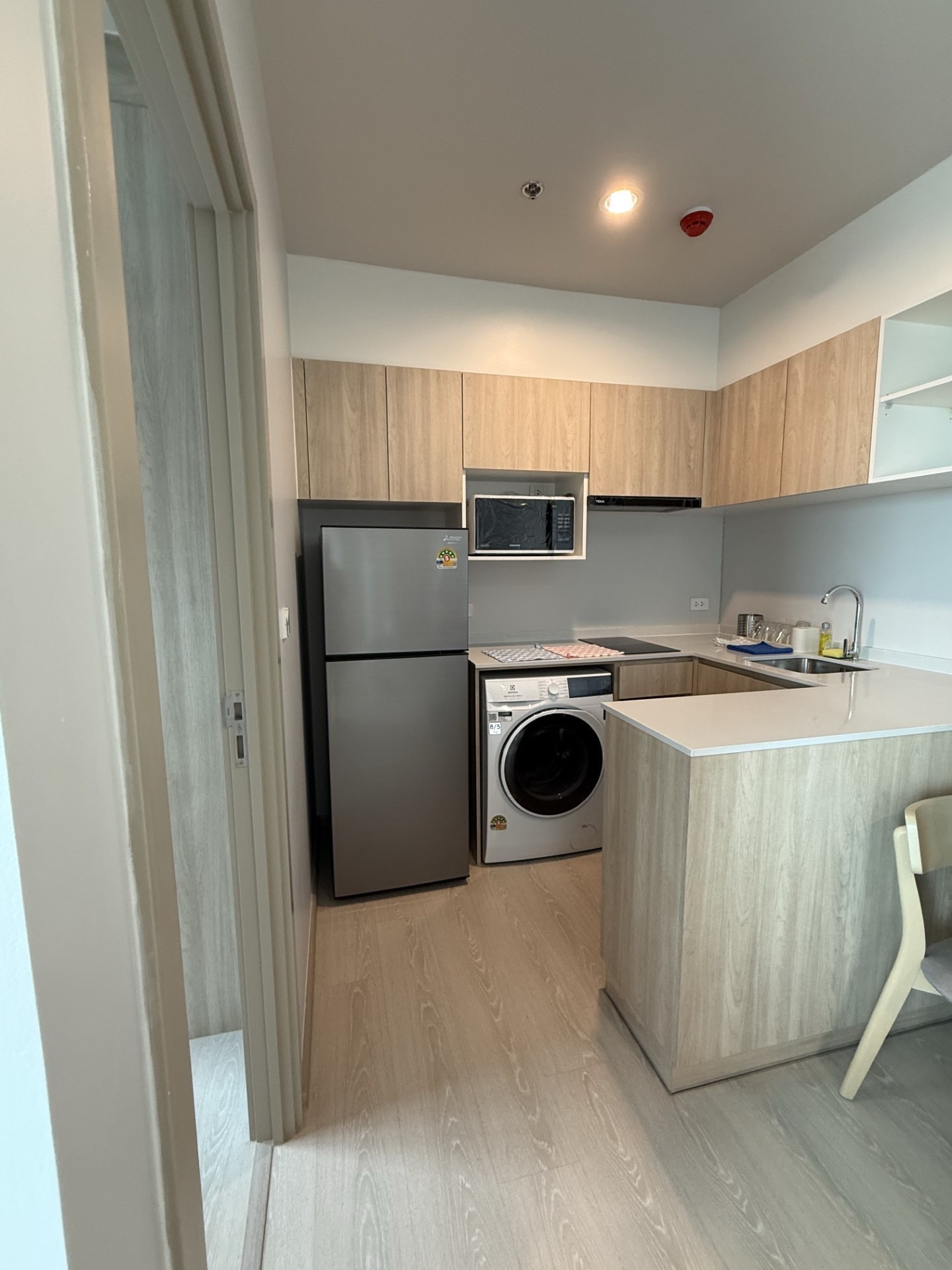 2 ห้องนอนห้องมุม ชั้นสูง 34.9 ตร.ม. วิวดี เฟอร์ครบ ใกล้ Mega Bangna – รูปที่ 3