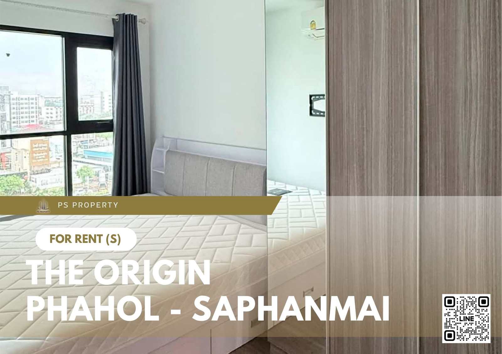 ให้เช่า 📍 The Origin Phahol - Saphanmai 📍 เฟอร์นิเจอร์ และ เครื่องใช้ไฟฟ้าครบ ใกล้ BTS สายหยุด