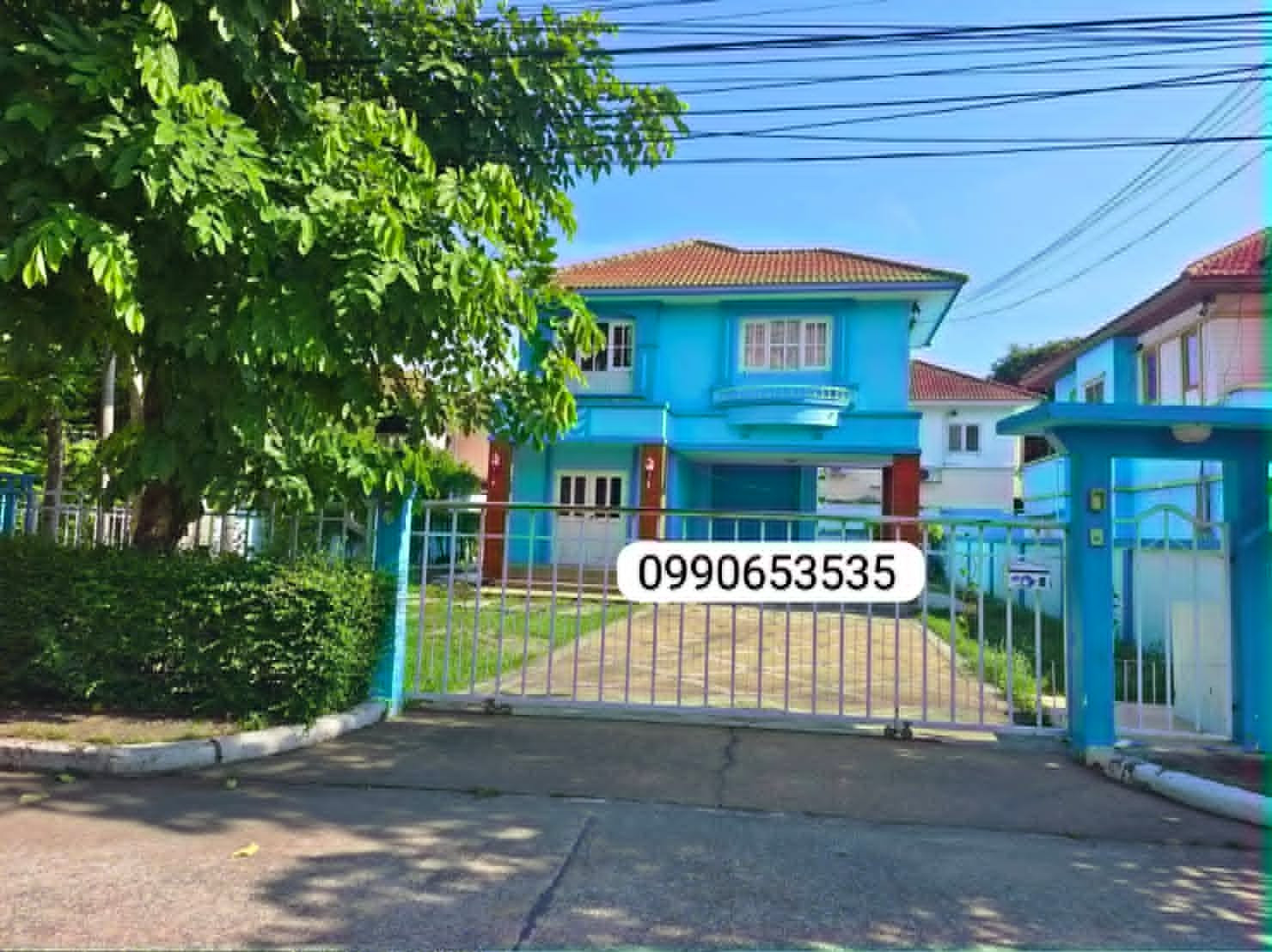 ⚡ For rent, 2-story detached house, Maneerin Lake and Park Village, size 101 sq m. ⚡
