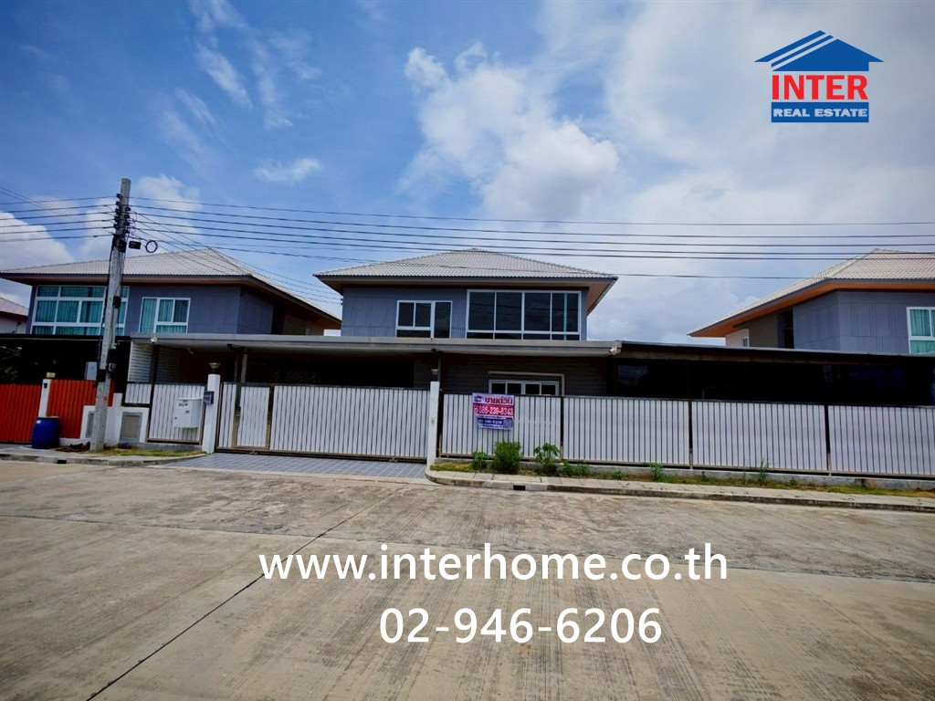 2-story detached house, 115.1 sq m, The Extenso Village, Liap Waree, near Mahanakorn University of Technology, Liab Wari Road, Nong Chok District, Bangkok. 2-story detached house, 115.1 sq m, The Extenso Village, Liap Waree, near Mahanakorn University of Technology, Liab Wari Road, Nong Chok District, Bangkok.