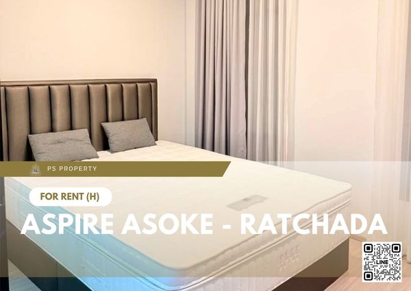 ให้เช่า 📍 Aspire Asoke - Ratchada 📍 เฟอร์นิเจอร์ และ เครื่องใช้ไฟฟ้าครบ ใกล้ MRT พระราม 9