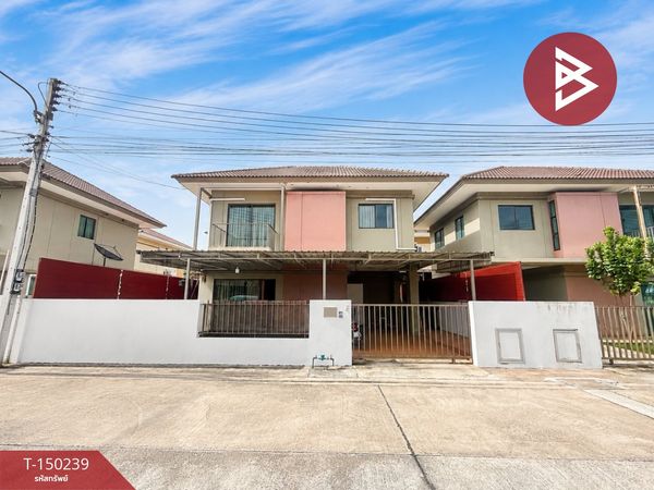 Single house for sale, Baanchiva 2 Ratchaburi Village, ready to move in.