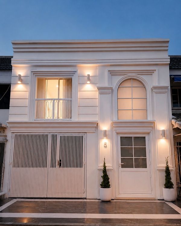 700M walking distance to BTS Bang Chak. Townhome for sale, Sukhumvit 93, beautifully decorated, ready to move in.