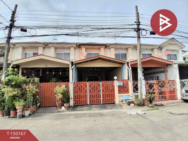 Townhouse for sale Poonsin Thani Village 3, Lat Krabang, Bangkok, ready to move in.