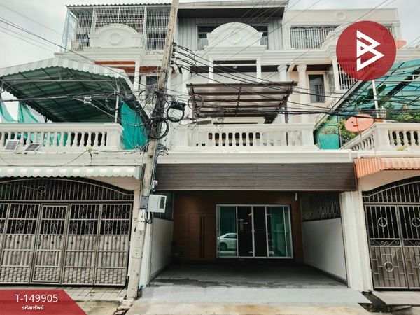 Townhouse for sale, home office, area 34 sq m, Yannawa, Bangkok, beautiful, ready to move in.