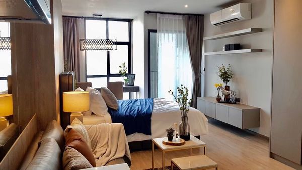 Rhythm Ekkamai ปล่อยเช่า ห้องแต่งสวย ให้ฟีลอบอุ่น วิวสวย 1 ห้องนอน 1 ห้องน้ำ 