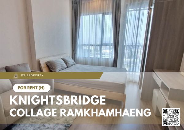 For Rent 📍 Knightsbridge Collage Ramkhamhaeng 📍 Fully furnished and equipped with appliances; located right next to Soi Ramkhamhaeng 42.