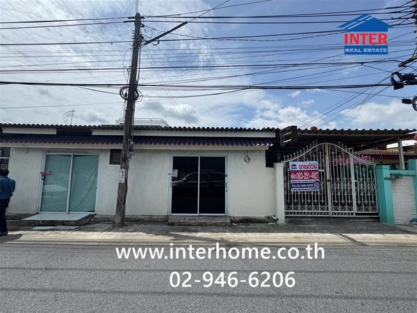 2-story detached house, 100 sq m, Pattawikorn Village 2, near MRT Watcharaphon, near Liab Duan Market. Soi Ramintra 44, Ramintra Road, Nuanchan Road, Khan Na Yao District, Bangkok