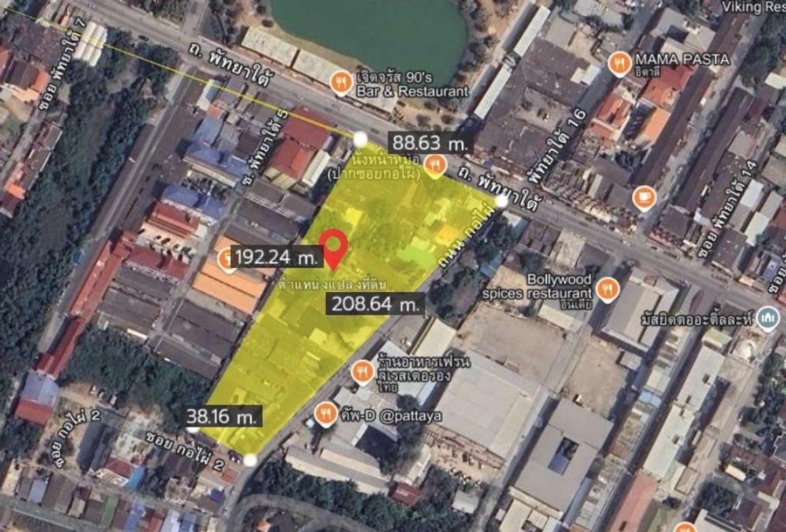 Land plot of 7 rai located on Pattaya South Road, Soi Kor Pai. / 91 Square Wa (FOR SALE) YEAN256 Land plot of 7 rai located on Pattaya South Road, Soi Kor Pai. / 91 Square Wa (FOR SALE) YEAN256
