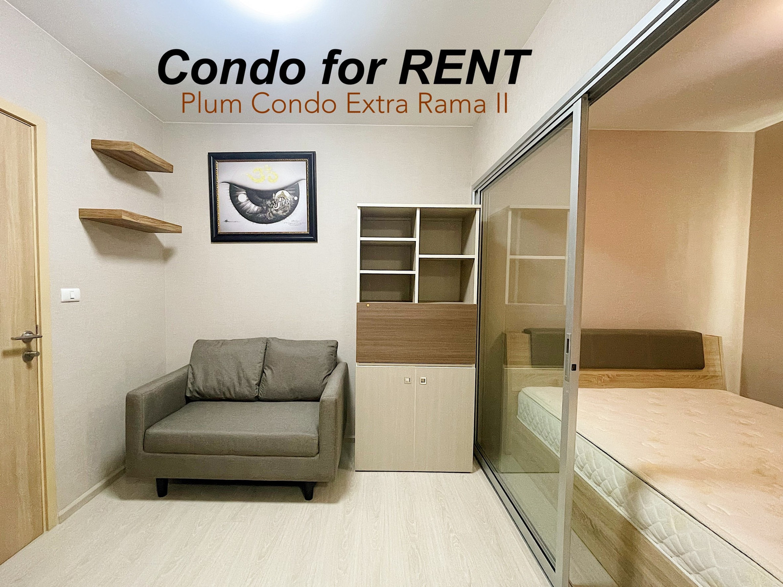 🔥For sale with tenant🔥 Plum Condo Extra Rama 2 Renovate new room ready to move in ()