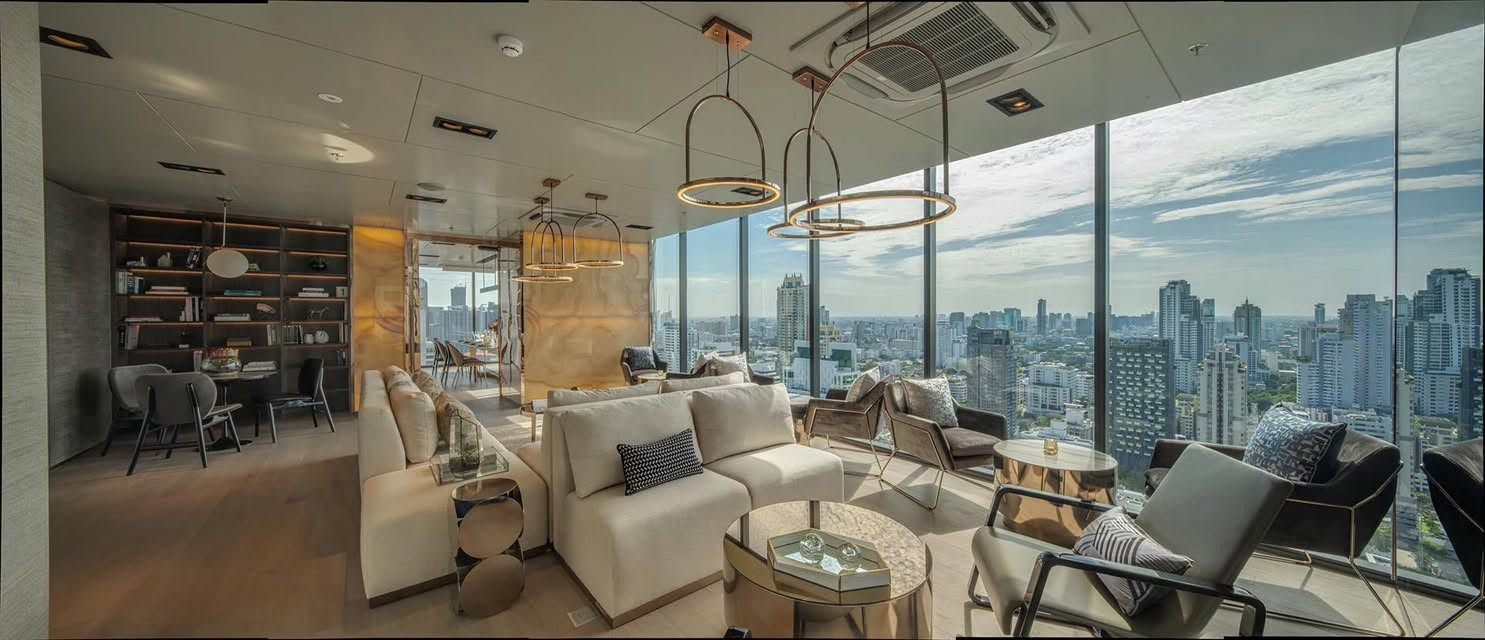 ให้เช่า Celes Asoke คอนโดหรู 2BED ชั้นสูง วิวสวย ห้องมุม เฟอร์นิเจอร์ครบ พร้อมเข้าอยู่ ใกล้  BTS อโศก และ MRT สุขุมวิท -RW008475 – รูปที่ 2