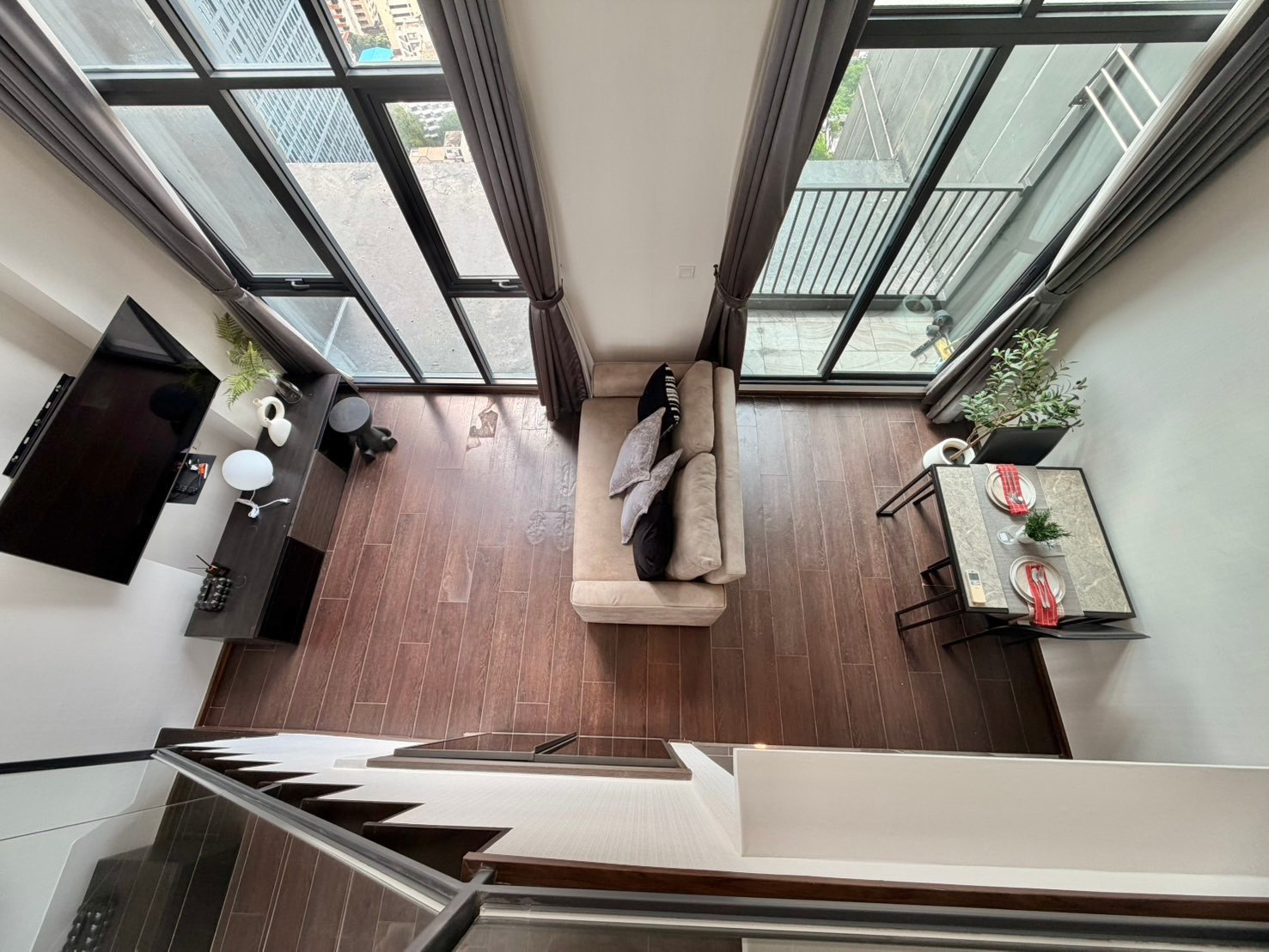 *** ให้เช่าคอนโด : ซี เอกมัย Duplex ห้องสวย เฟอร์ครบ  เพดานสูง วิวเมือง (C Ekkamai) *** – รูปที่ 3