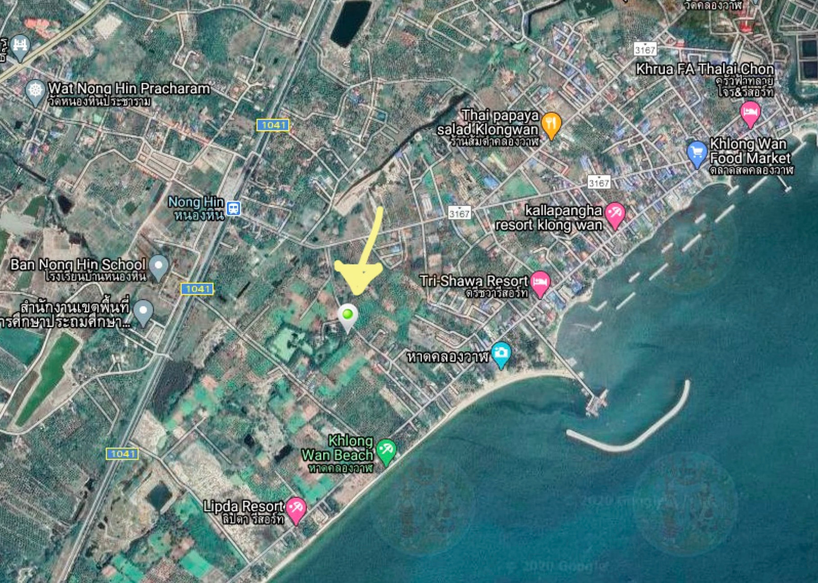 ขายที่ดิน ต่ำกว่าราคาประเมิน ใกล้หาดคลองวาฬ 500ม เนื้อที่ 1-2-52 ไร่ (652 ตร.ว) คลองวาฬ ประจวบคีรีขันธ์