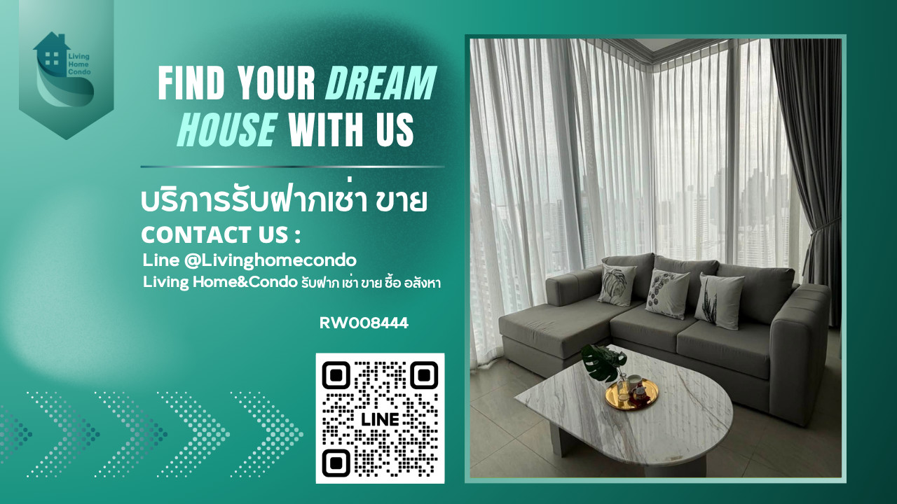 For rent Tait Sathorn 12 ตกแต่งครบ พร้อมเข้าอยู่ ใกล้ BTS เซนหลุยส์ -RW008444