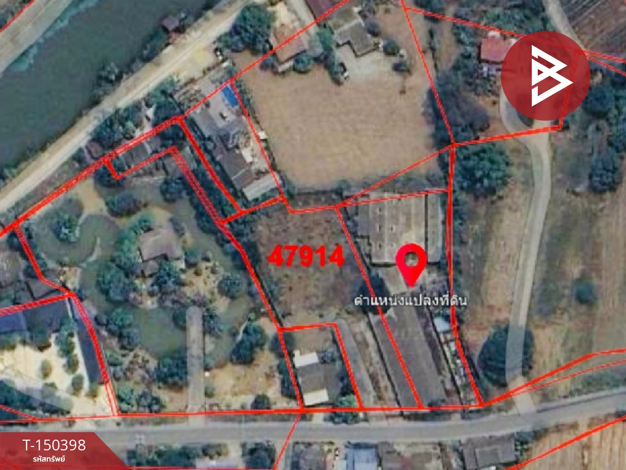 Land for sale, area 4 rai 73 square wah, Wang Nam Khiao, Nakhon Pathom, good location next to the road, near canals. – รูปที่ 2