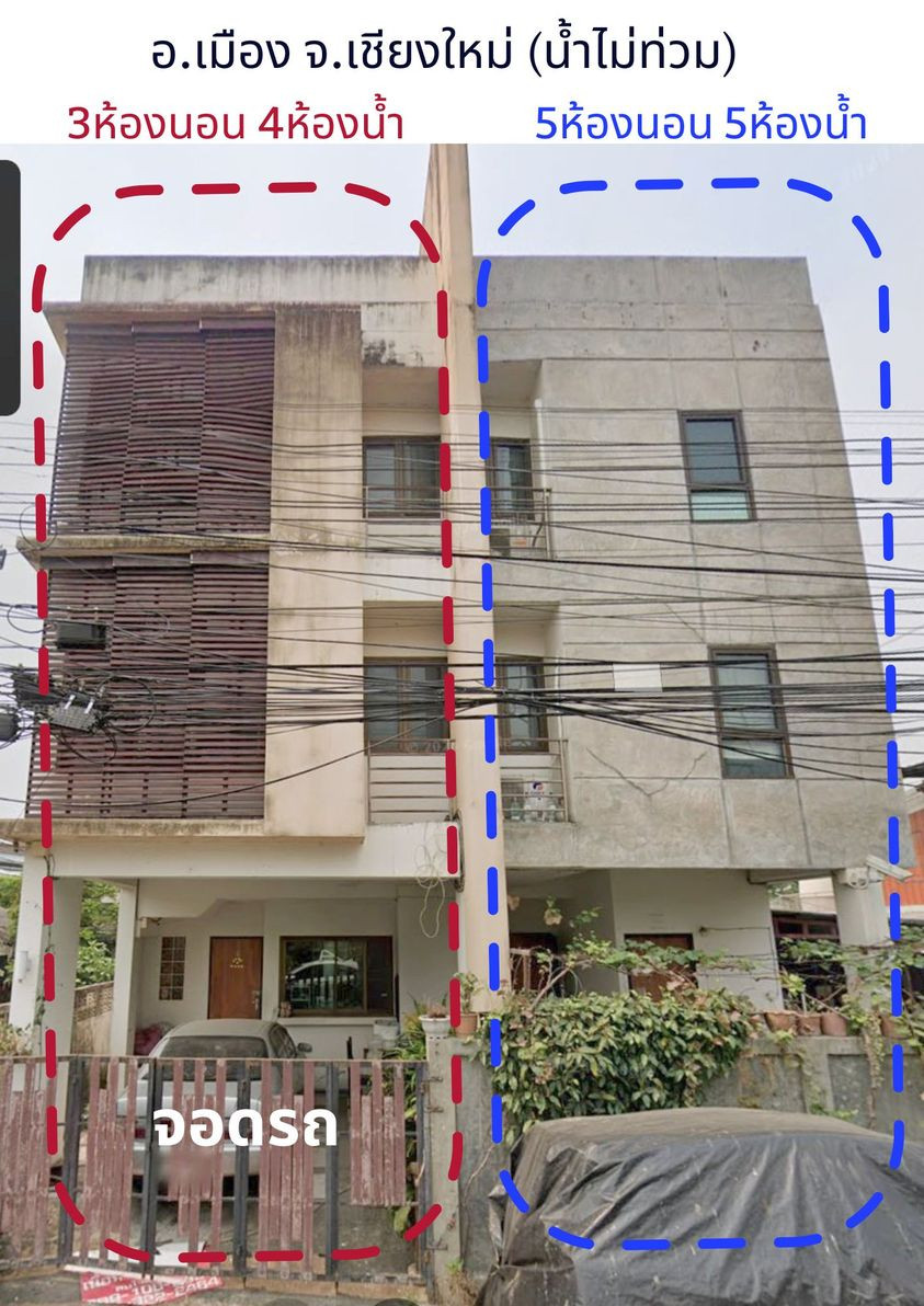 ขายตึก อ.เมือง ต.ช้างเผือก จ.เชียงใหม่  (น้ำไม่ท่วม) – รูปที่ 3