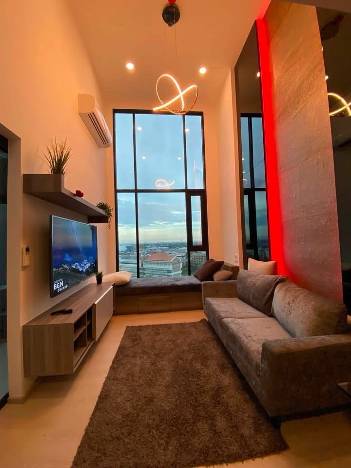 ✨ FOR RENT | KNIGHTSBRIDGE PHAHOLYOTHIN INTERCHANGE 🏙️ Duplex room, 14th floor | Beautiful view | Luxuriously decorated 🛏️ 2 bedrooms | 🛌 4 beds | 51 sq m.