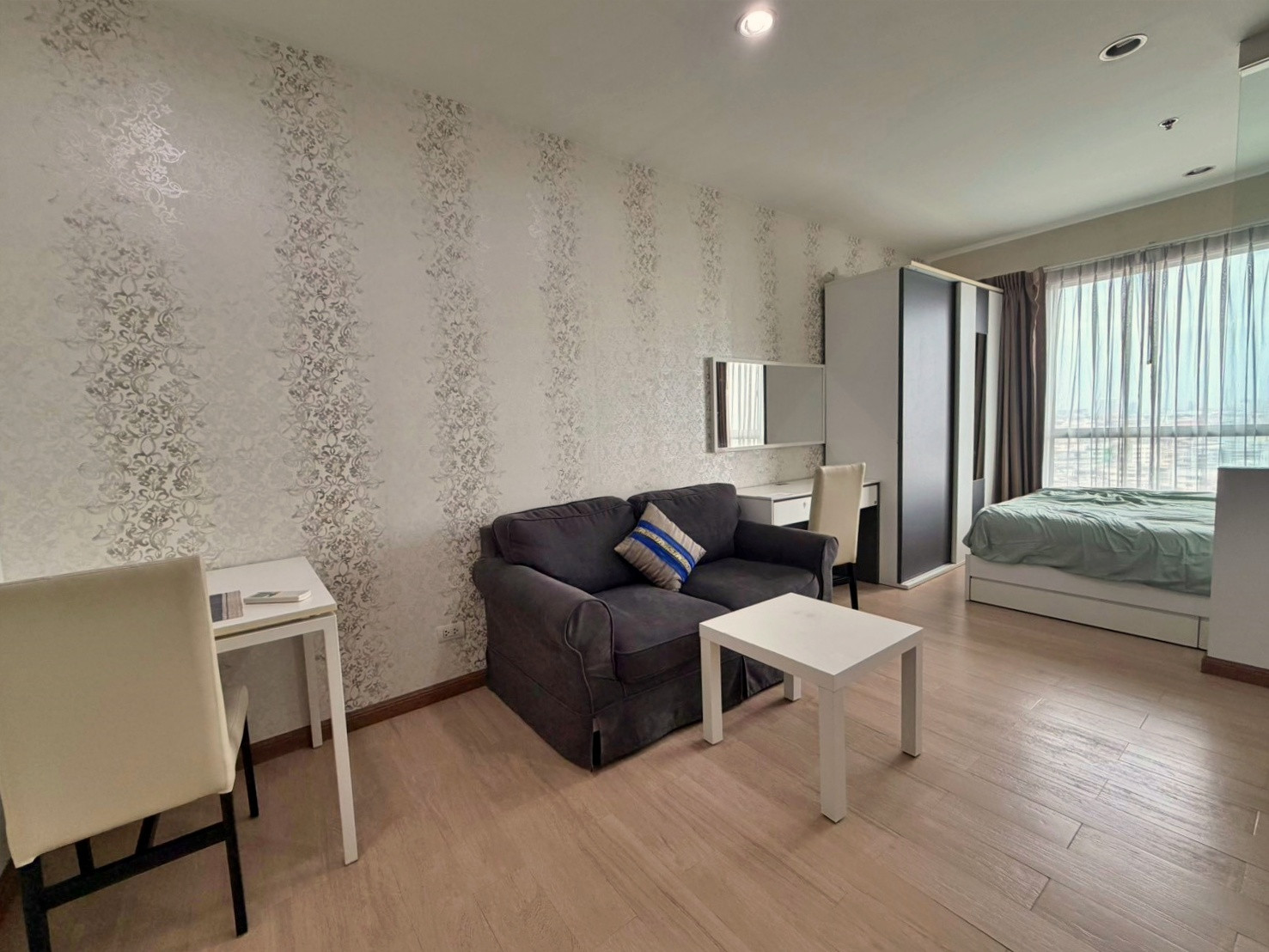 ✨ ห้องสวยพร้อมอยู่! Hive Taksin 1 ห้องนอน ติด BTS วงเวียนใหญ่ – รูปที่ 3
