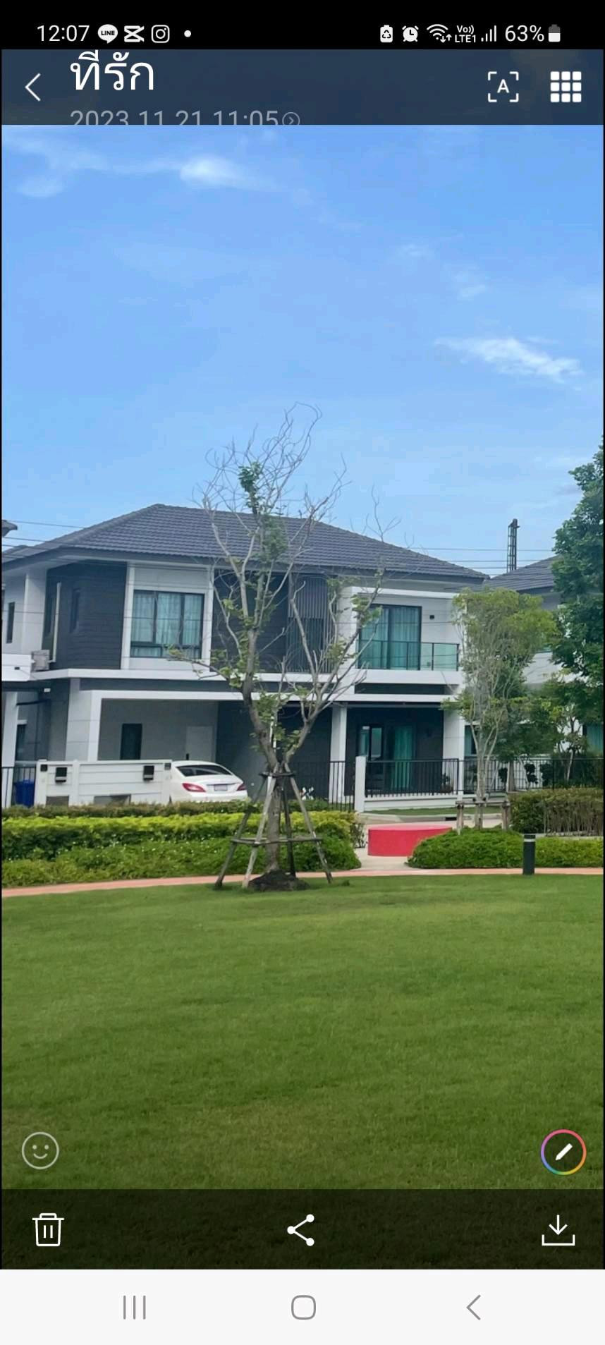 🔥 House for rent CENTRO Ratchapruek–345 | The front of the house is next to a central garden, open view, shady! 🔥 🏡 2-story detached house | 4 bedrooms | 4 bathrooms 📐 Land 56.5 sq m | usable area 252 sq m 💰 Rent only 33,000 baht/month. – รูปที่ 2