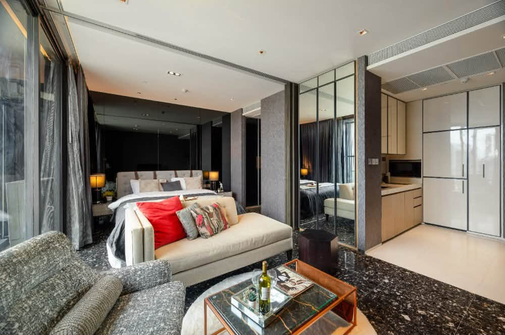 ปล่อยเช่าคอนโด Beatniq Sukhumvit 32 ชั้นสูง ห้องหรูหรา วิวเมืองโล่ง พร้อมระเบียงกว้าง บรรยากาศดีและเป็นส่วนตัว ใกล้ BTS ทองหล่อ เพียง 300 เมตร -RW008471 – รูปที่ 2