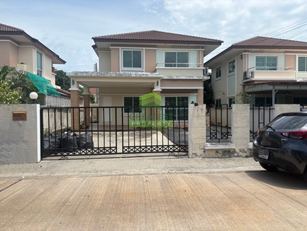 2-story detached house, Srithepthai Village, Parkville, Bang Samak, house with furniture. Near Bangna-Trad km. 43 2-story detached house, Srithepthai Village, Parkville, Bang Samak, house with furniture. Near Bangna-Trad km. 43